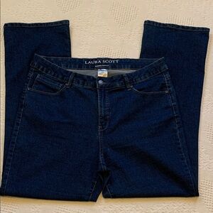 Laura Scott Classic Bootcut Jeans Relaxed Fit 5 Pockets